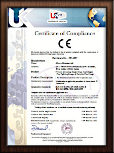 Geeta Commercial CE Certificate