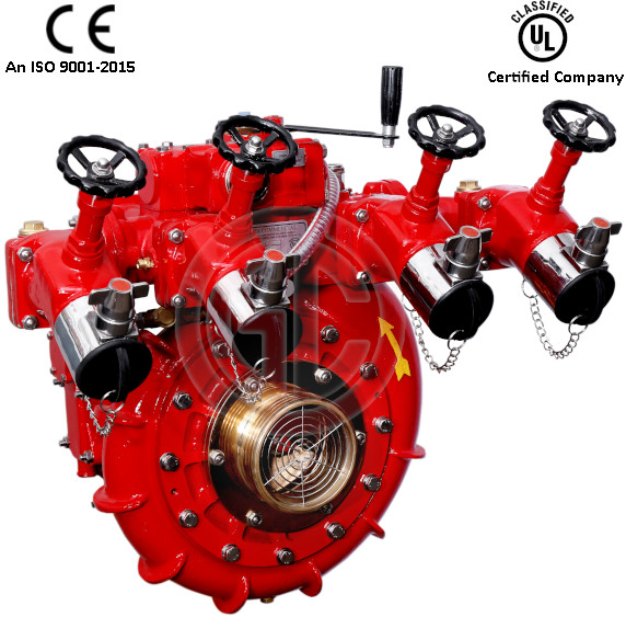 Multi Pressure vehicle mounting fire pumps GCHLP 4000
